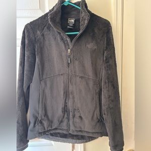 North Face Black zip up Jacket